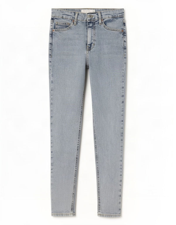 Topshop Damen Jamie Skinny Jeans W26 L25 Blaue Baumwolle