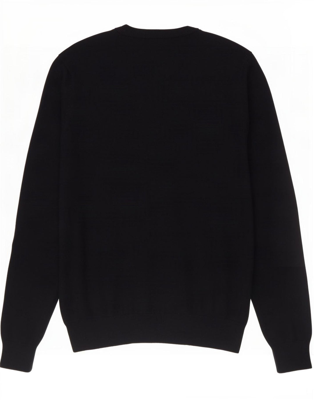 Marks & Spencer Herren-Pullover mit V-Ausschnitt aus mittelblauer Baumwolle