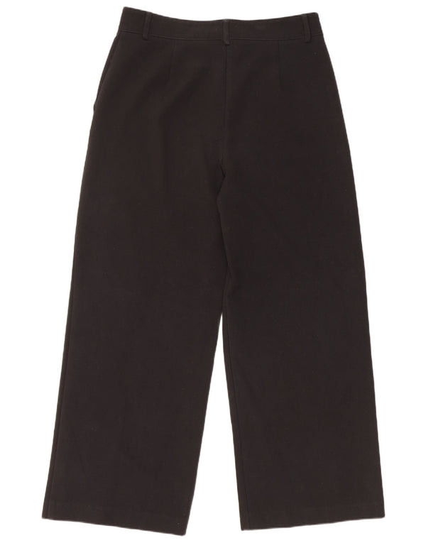 Marks & Spencer Damen-Freizeithose mit weitem Bein, UK 14, Größe L W32 L30, Schwarz