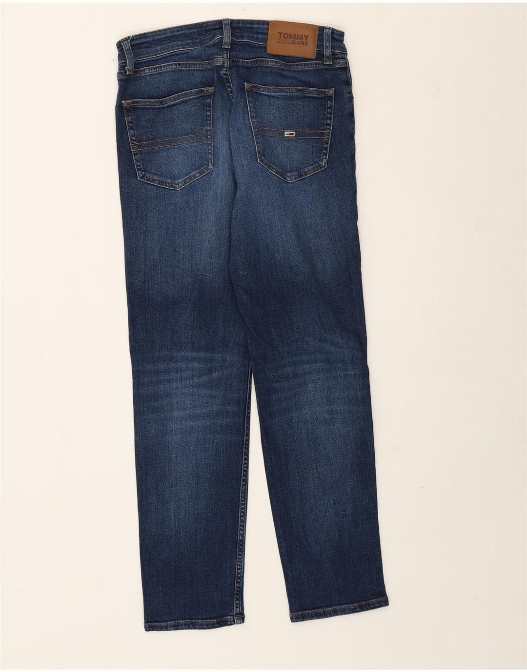 Tommy Hilfiger Damen Slim Jeans W28 L26 Blaue Baumwolle