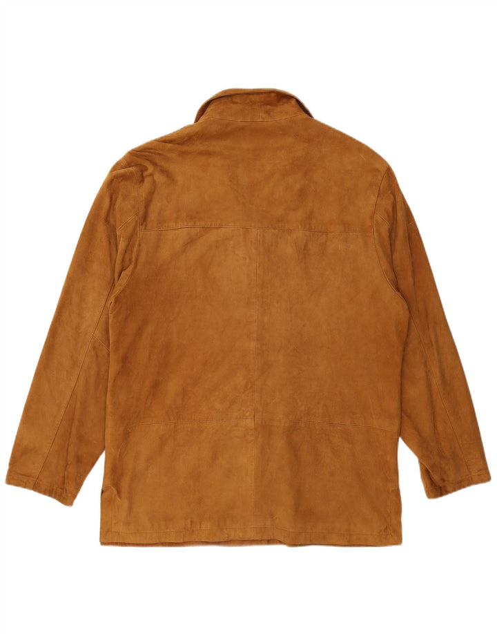 ZARRO Damen Wildlederjacke IT 46 Large Beige Leder