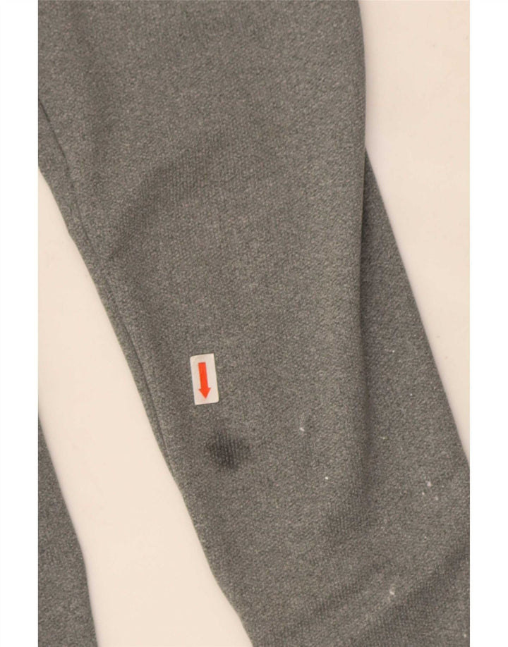 Nike Herren Dri Fit Pullover-Trainingsanzugoberteil mit Reißverschluss, Größe S, Grau, Polyester