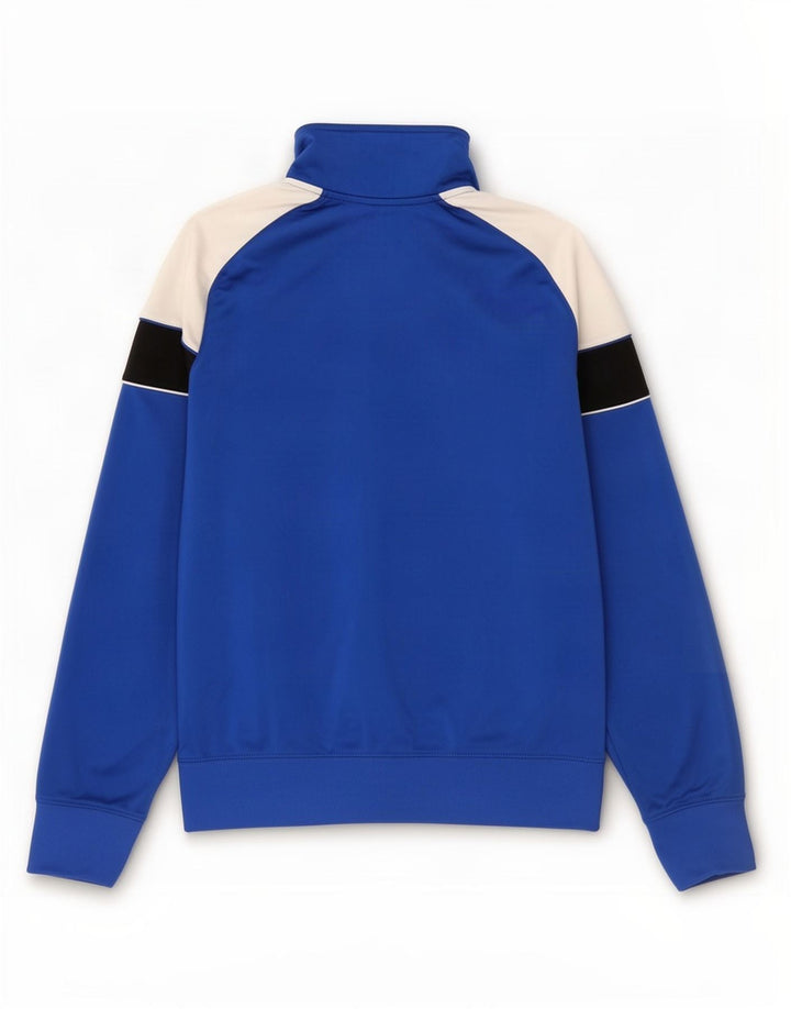 Nike Herren-Trainingsanzugoberjacke aus mittelblauem Colourblock-Polyester