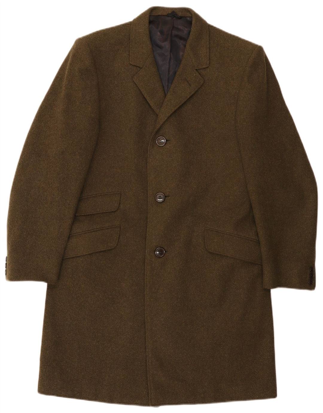 Vintage Herren Mantel IT 46 Small Khaki
