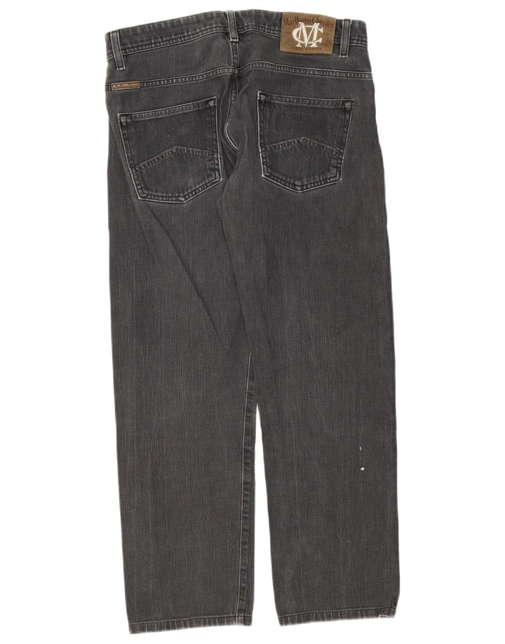 Marlboro Classics Herren-Loose-Jeans W31 L28 Graue Baumwolle