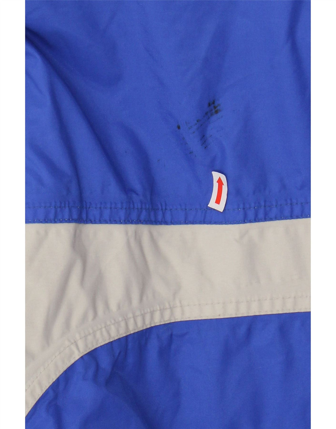 HIGH COLORADO Damen Übergroßer Windjacke-Mantel EU 44 XL Blauer Farbblock