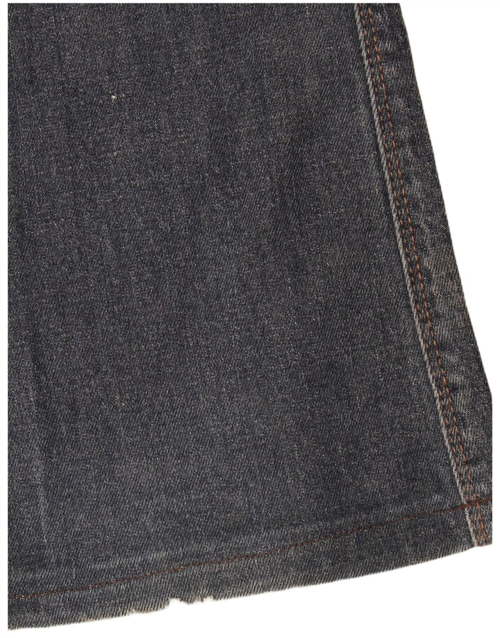 Zara Damen Schlagjeans EU 38 Small W28 L31 Marineblau