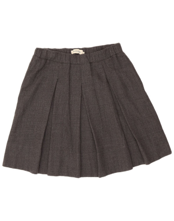 Henry Cottons Damen Faltenrock IT 42 Medium W30 Grau meliert