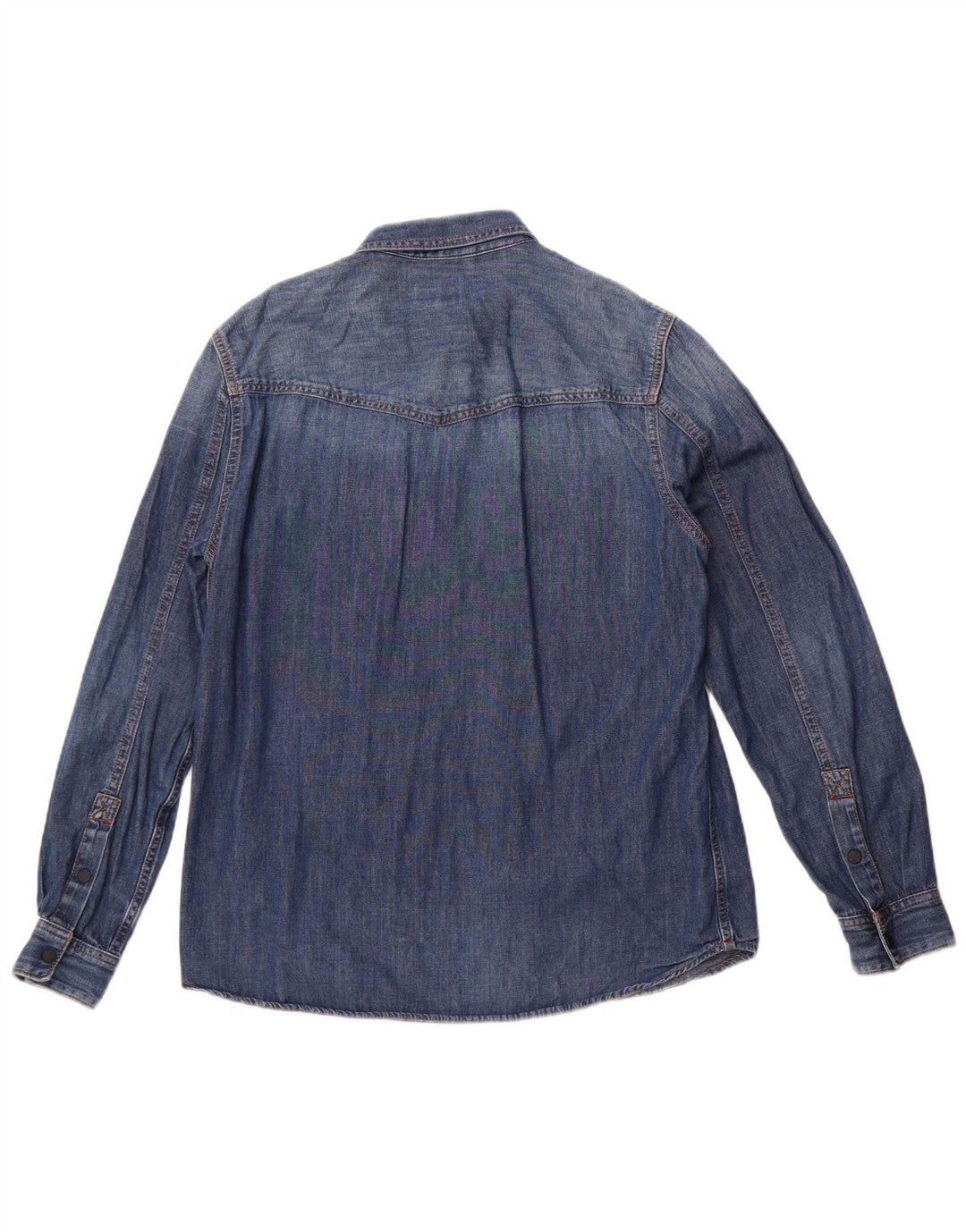 Timberland Herren-Jeanshemd mit schmaler Passform, große blaue Baumwolle