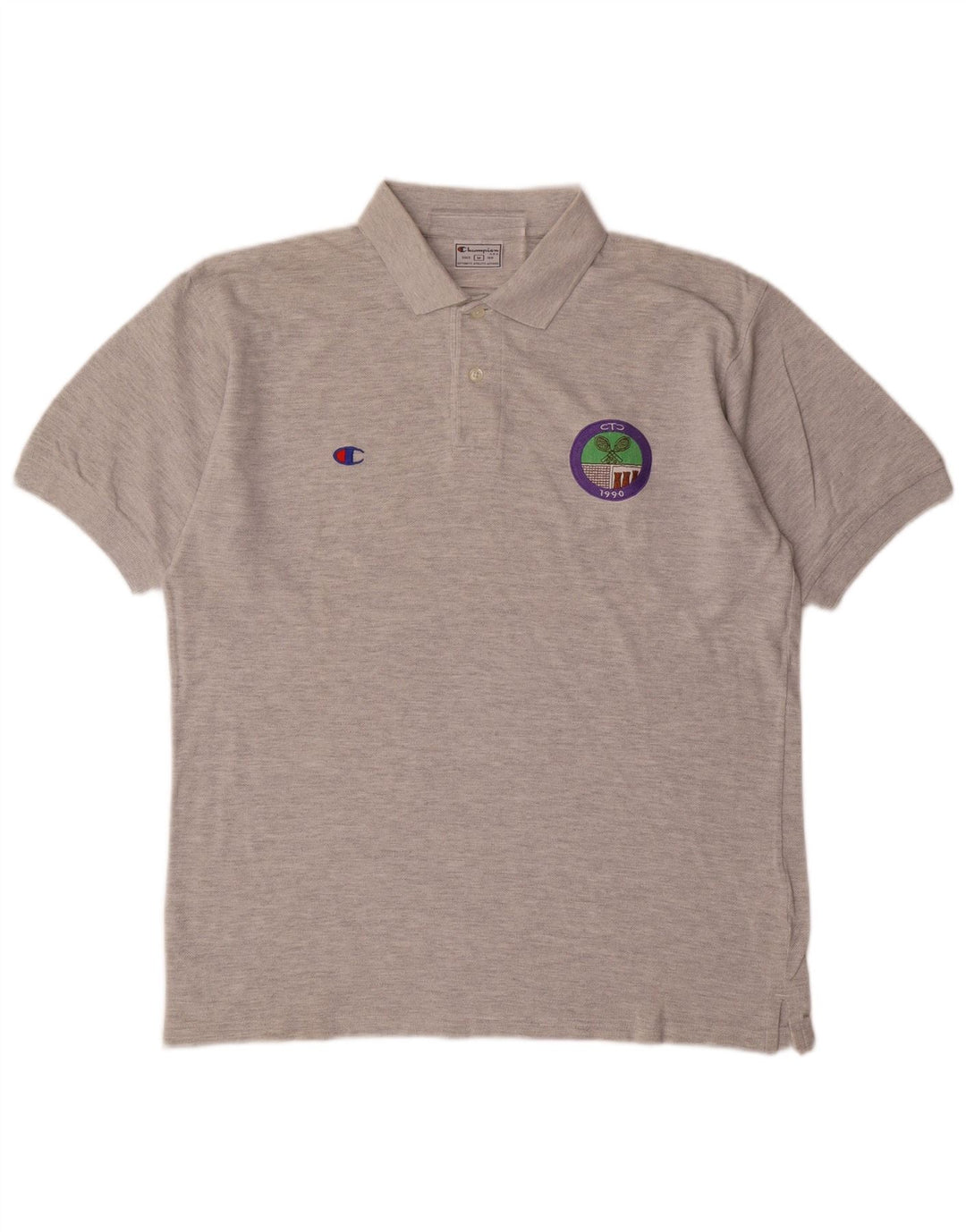 CHAMPION Herren Poloshirt Mittelgrau