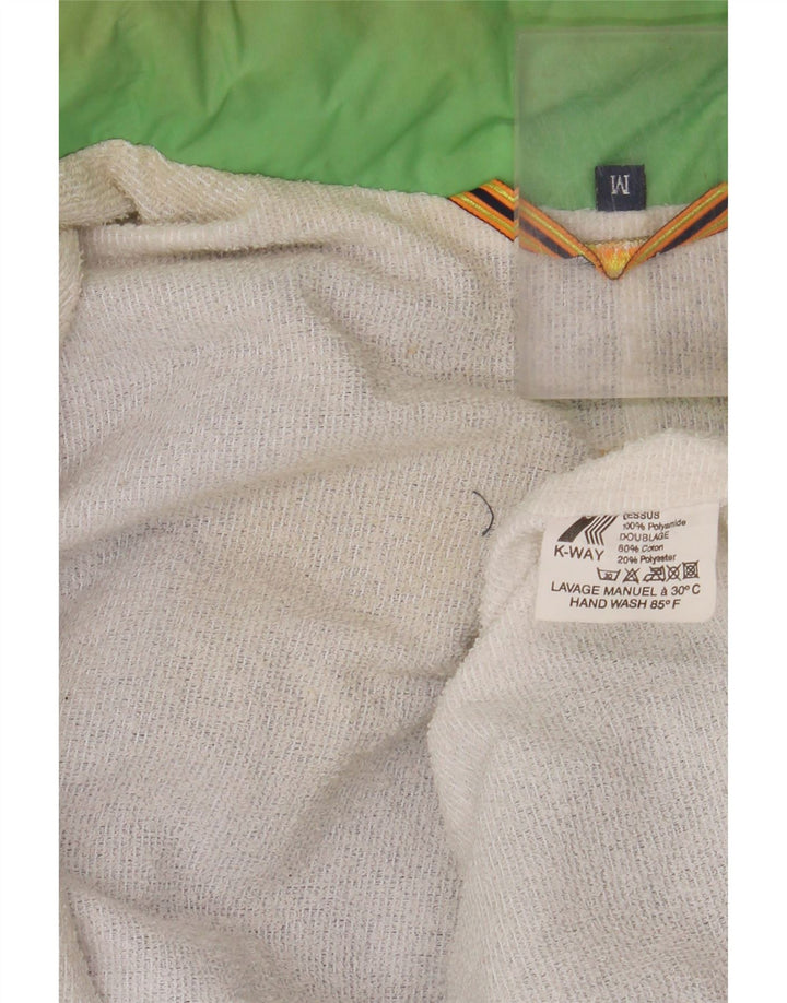 K-WAY Herren-Windbreaker-Jacke, UK 38, Mittelviolett, Colourblock-Polyamid