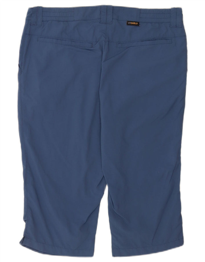 Jack Wolfskin Damen Chinoshorts UK 12 Medium W32 Blau Polyamid