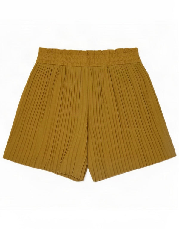 Zara Womens High Waist Pegged Casual Shorts Large W30 Khaki Polyester
