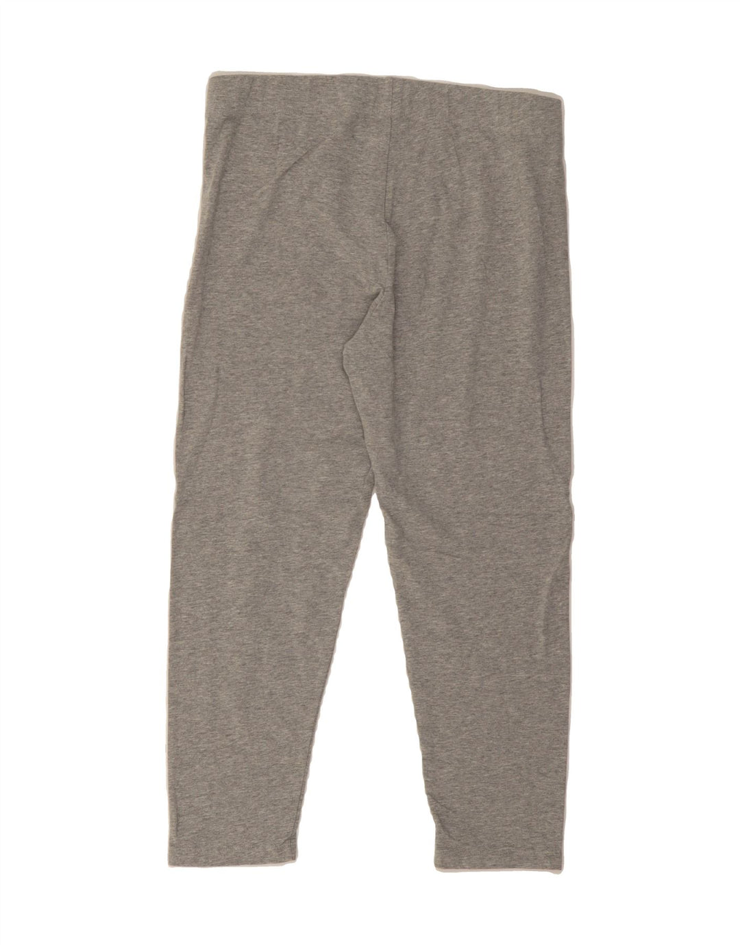 EDDIE BAUER Womens Crop Leggings UK 14 Large  Grey Cotton Vintage Eddie Bauer and Second-Hand Eddie Bauer from Messina Hembry 