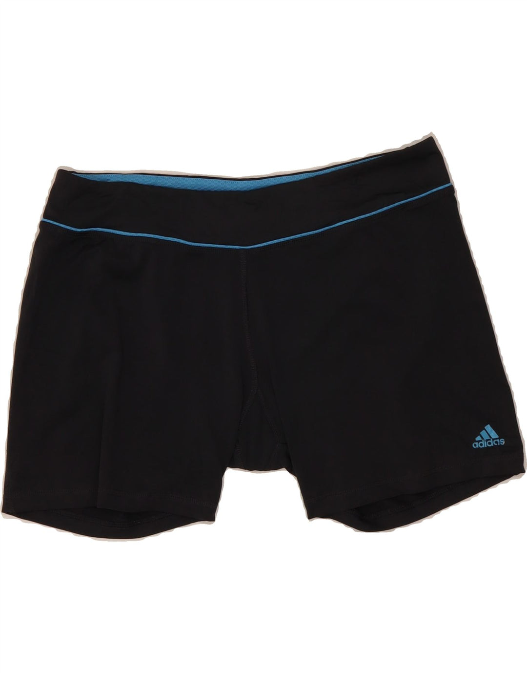 ADIDAS Womens Sport Shorts UK 18 XL  Black Polyester Vintage Adidas and Second-Hand Adidas from Messina Hembry 