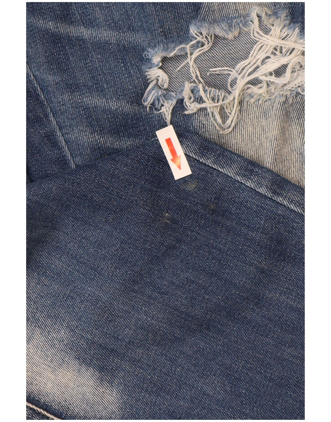 Replay Damen Katewin Distressed Slim Jeans W32 L32 Blaue Baumwolle