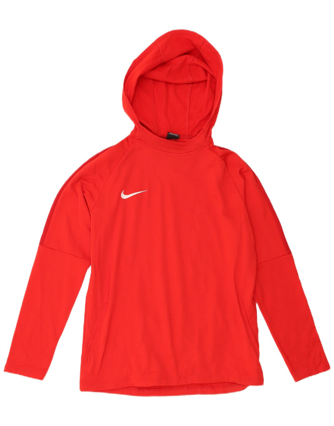 Nike Herren-Kapuzenoberteil, langärmelig, groß, rotes Polyester