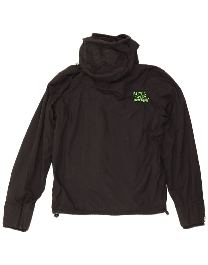 Superdry Herren Windjacke UK 42 XL Schwarz Nylon
