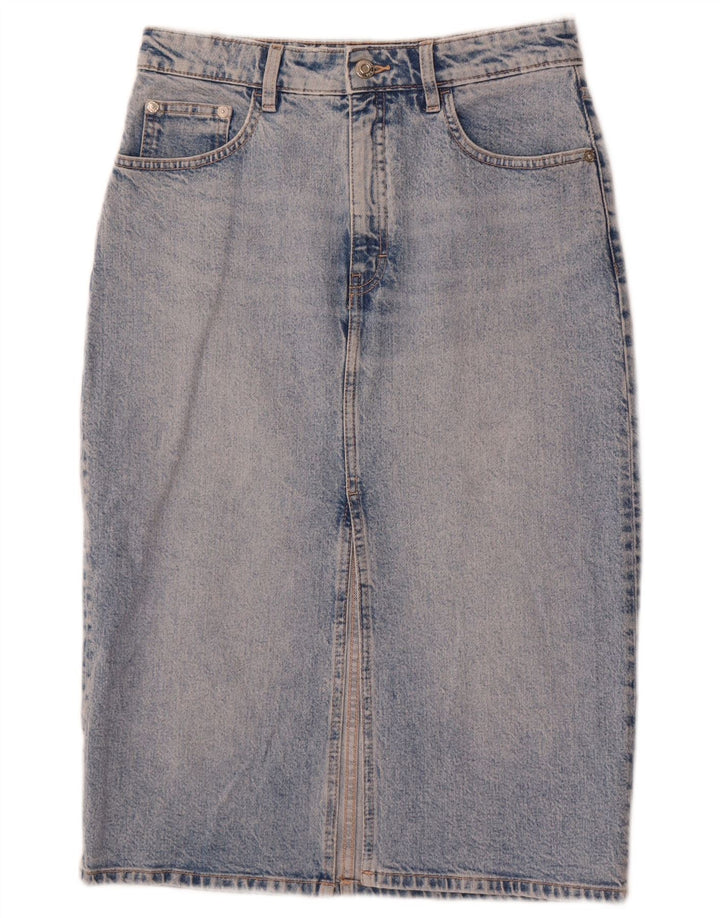 Zara Damen Jeansrock Medium W28 Blaue Baumwolle
