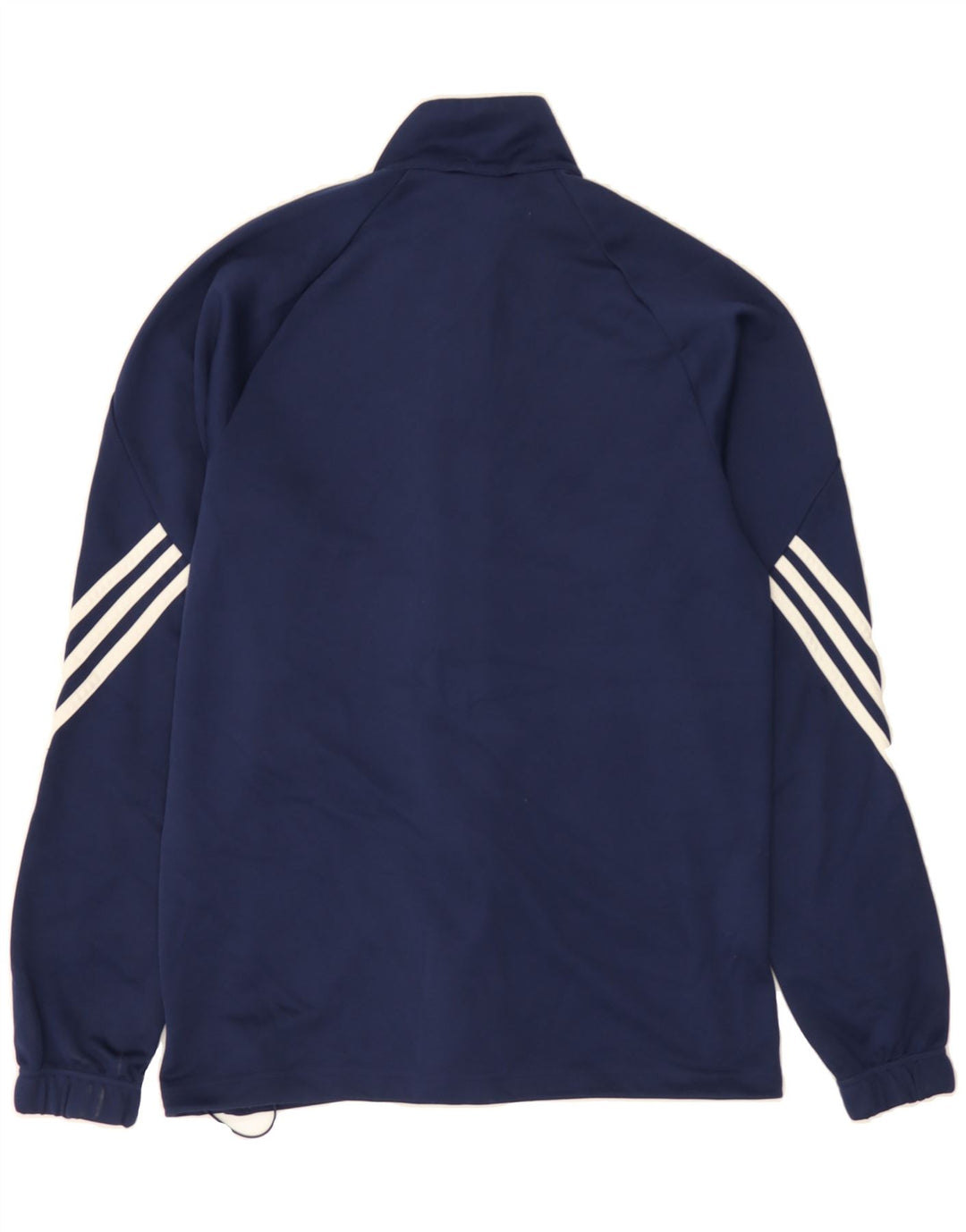 ADIDAS Mens Climalite Tracksuit Top Jacket Small Navy Blue Polyester Vintage Adidas and Second-Hand Adidas from Messina Hembry 