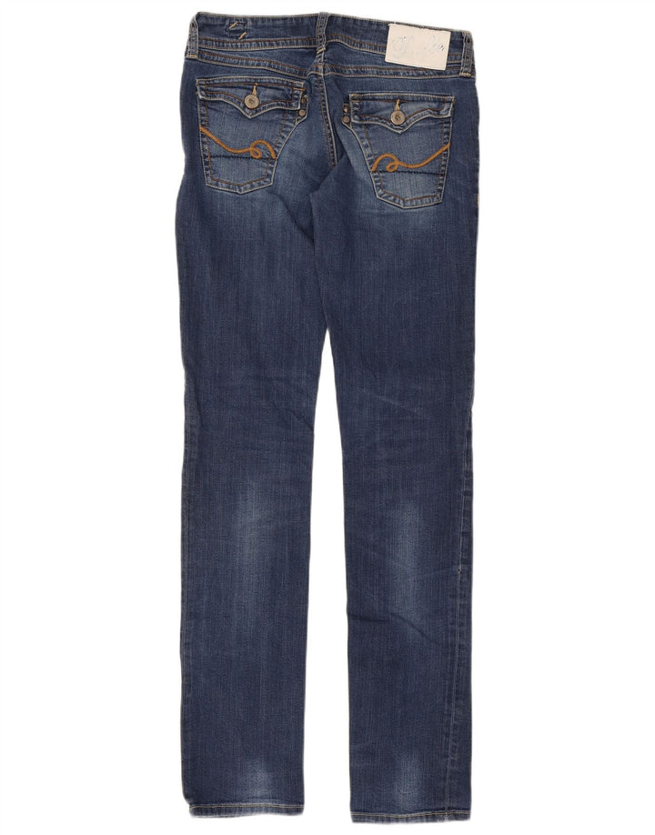 Rifle Damen Slim Jeans W29 L33 Blaue Baumwolle