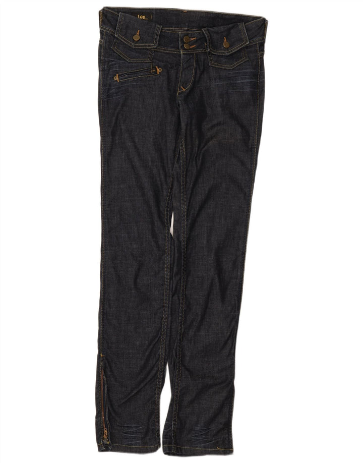 Lee Damen Brea Slim Jeans W29 L33 Marineblaue Baumwolle