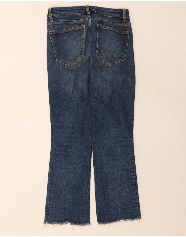 Zara Damen Bootcut Jeans EU 38 Small W28 L26 Blau