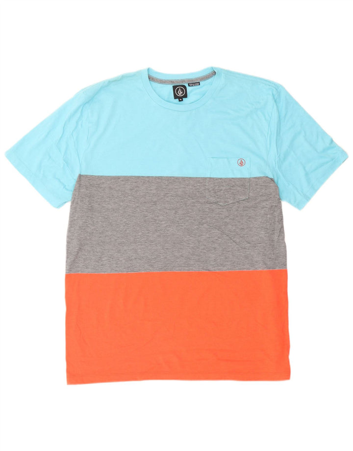 Volcom Herren-T-Shirt mit Grafik, XL, mehrfarbig, Colourblock-Baumwolle