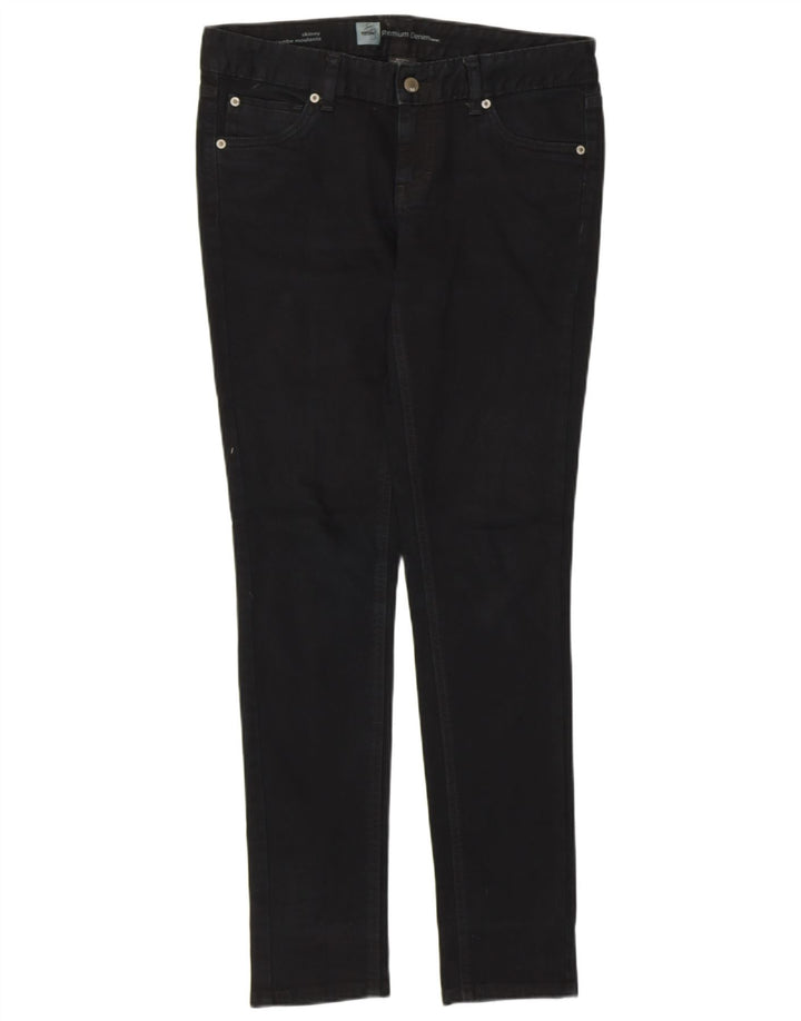 Mossimo Damen Stretch Skinny Jeans US 4 Small W30 L30 Schwarze Baumwolle