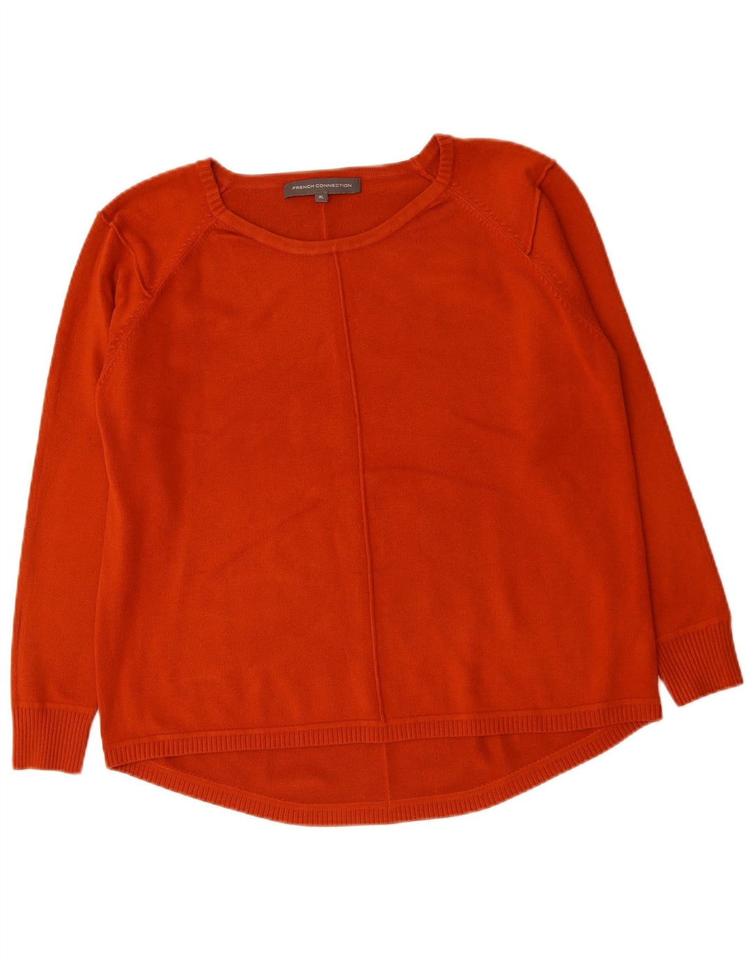 FRENCH CONNECTION Damen-Pullover mit U-Boot-Ausschnitt, UK 18, XL, Orange