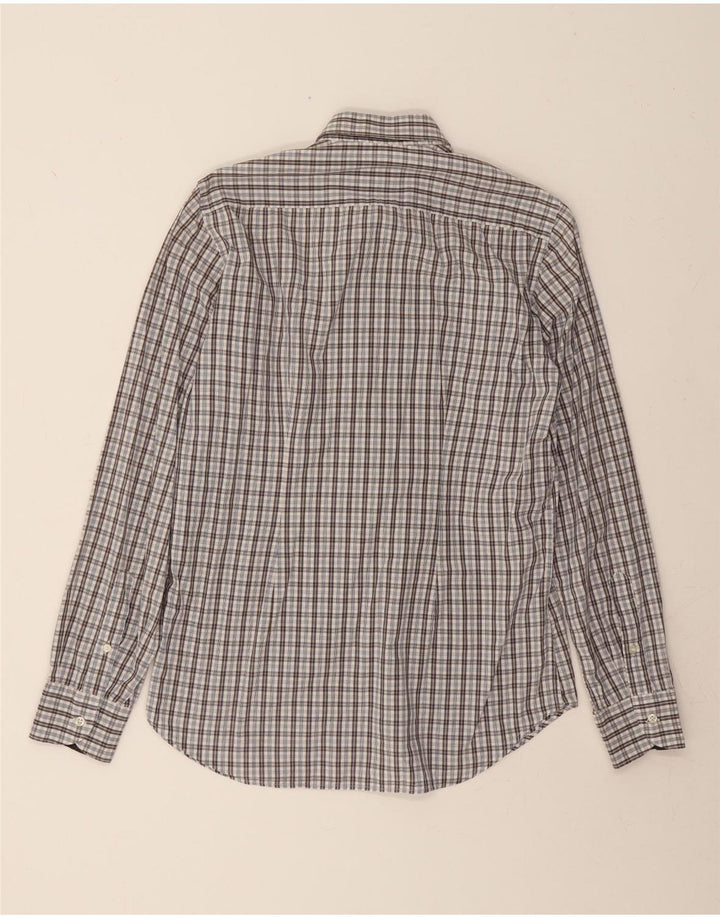 NAVIGARE Mens Shirt Large Brown Check Cotton Vintage Navigare and Second-Hand Navigare from Messina Hembry 