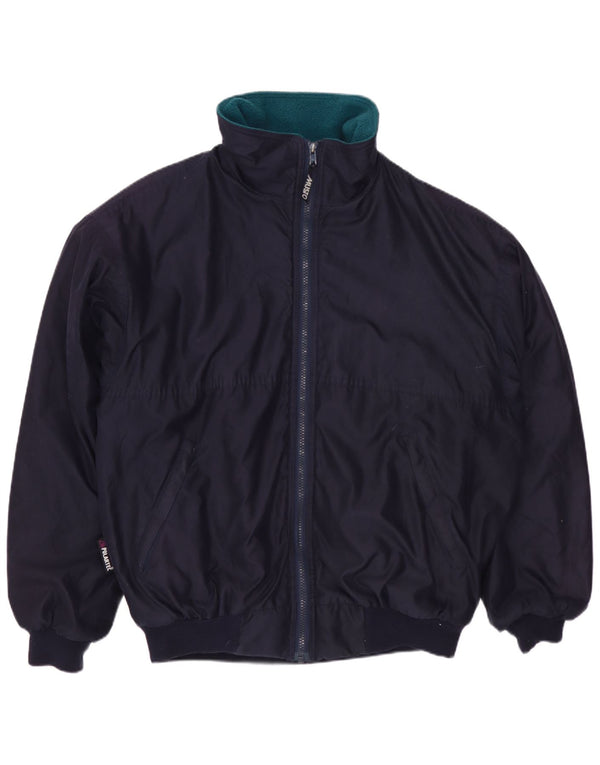 MUSTO Herren Polartec Bomberjacke UK 40 Large Marineblau Polyester