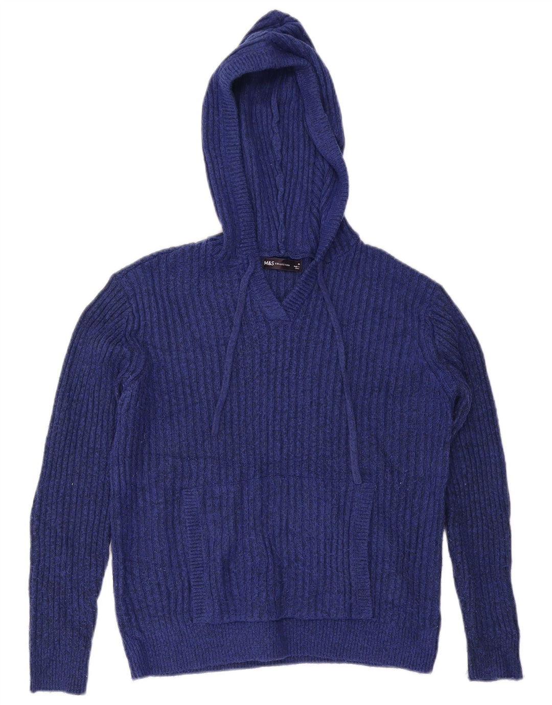 Marks & Spencer Damen-Pullover mit Kapuze, Gr. 14, mittleres Marineblau