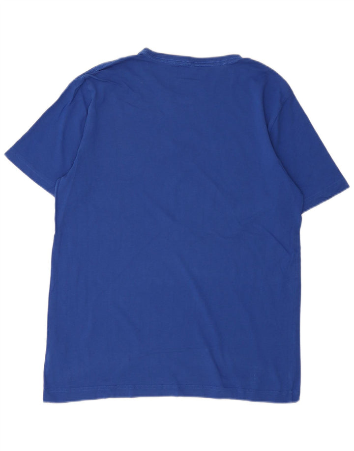 Puma Herren T-Shirt Top mittelblaue Baumwolle
