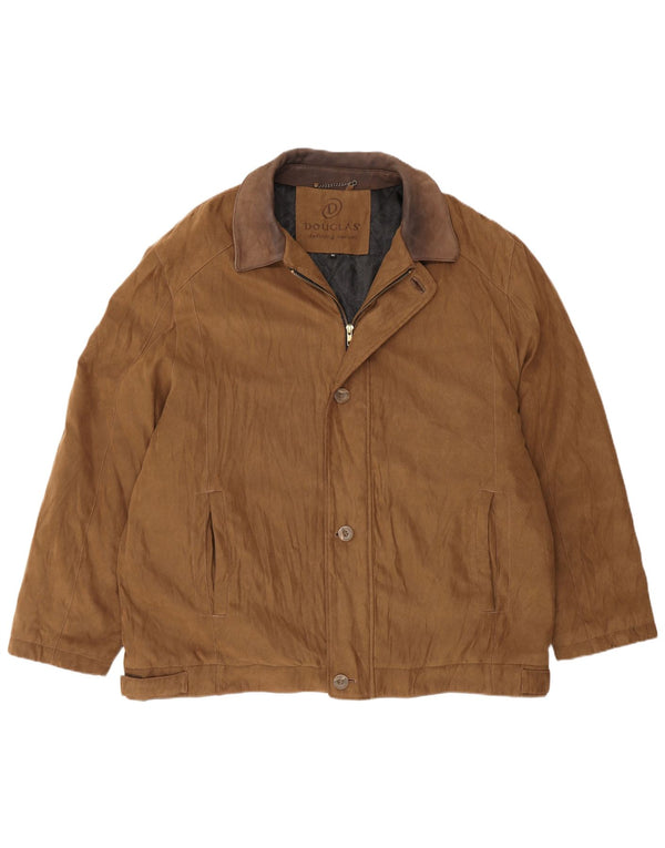Douglas Herren Wildlederjacke UK 46 3XL Beige Leder