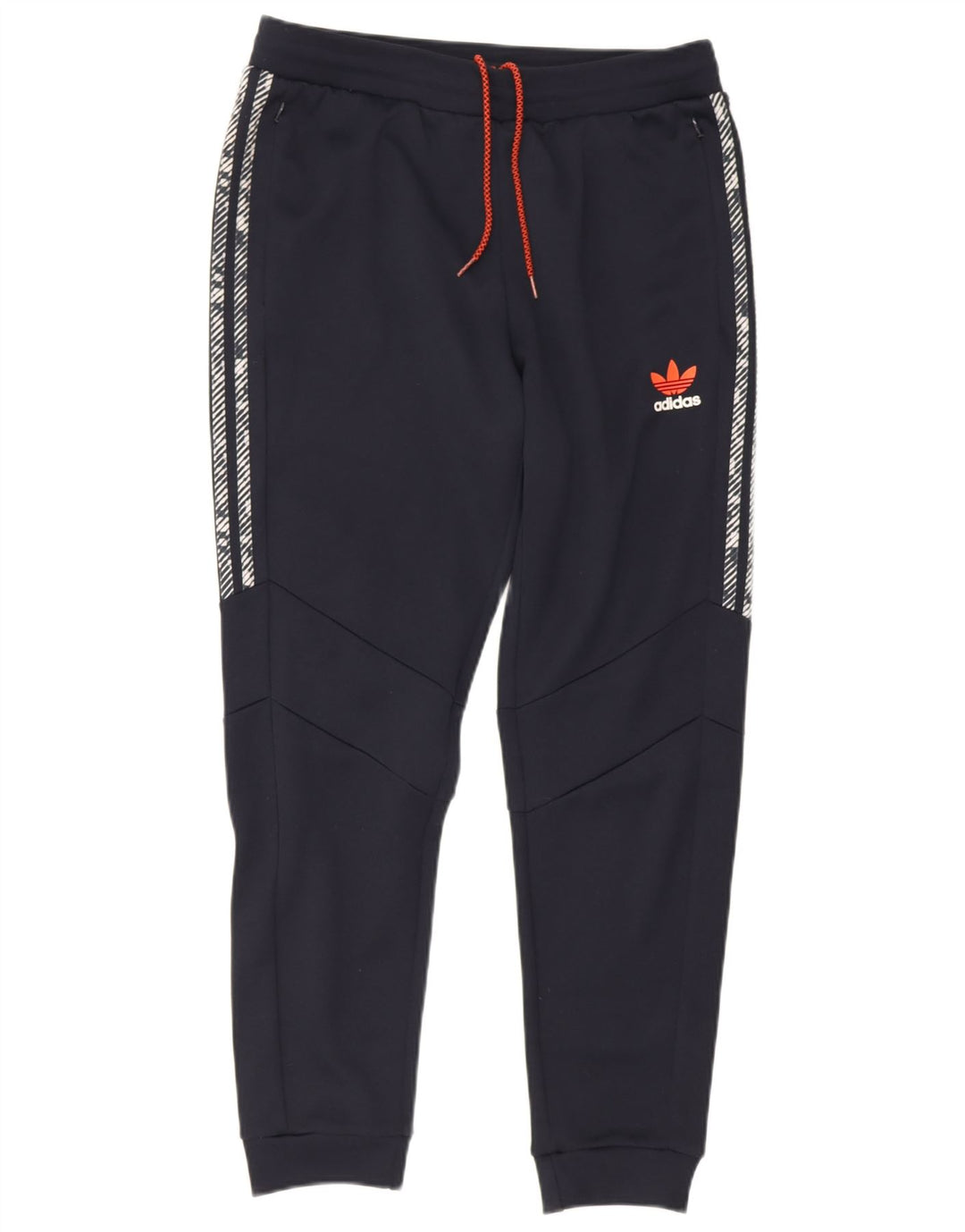 Adidas Herren-Trainingsanzug mit Grafik, Größe L, Marineblau, Polyester