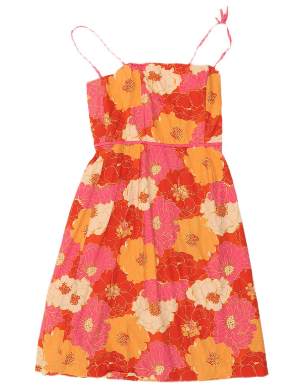 Kathlin Argiro Damen-A-Linien-Kleid, US 12, groß, mehrfarbig, mit Blumenmuster