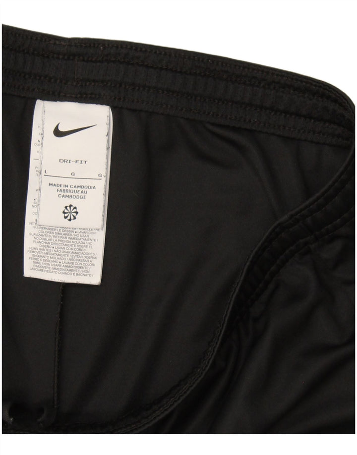 Nike Herren Dri Fit Sportshorts, groß, aus schwarzem Polyester