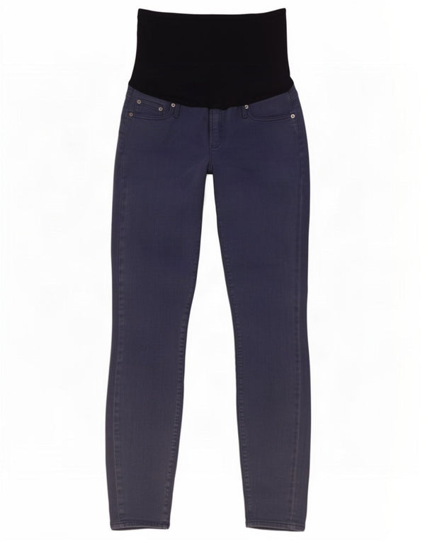 Gap Damen Umstands-Röhrenjeans UK 10 Small W32 L30 Blaue Baumwolle
