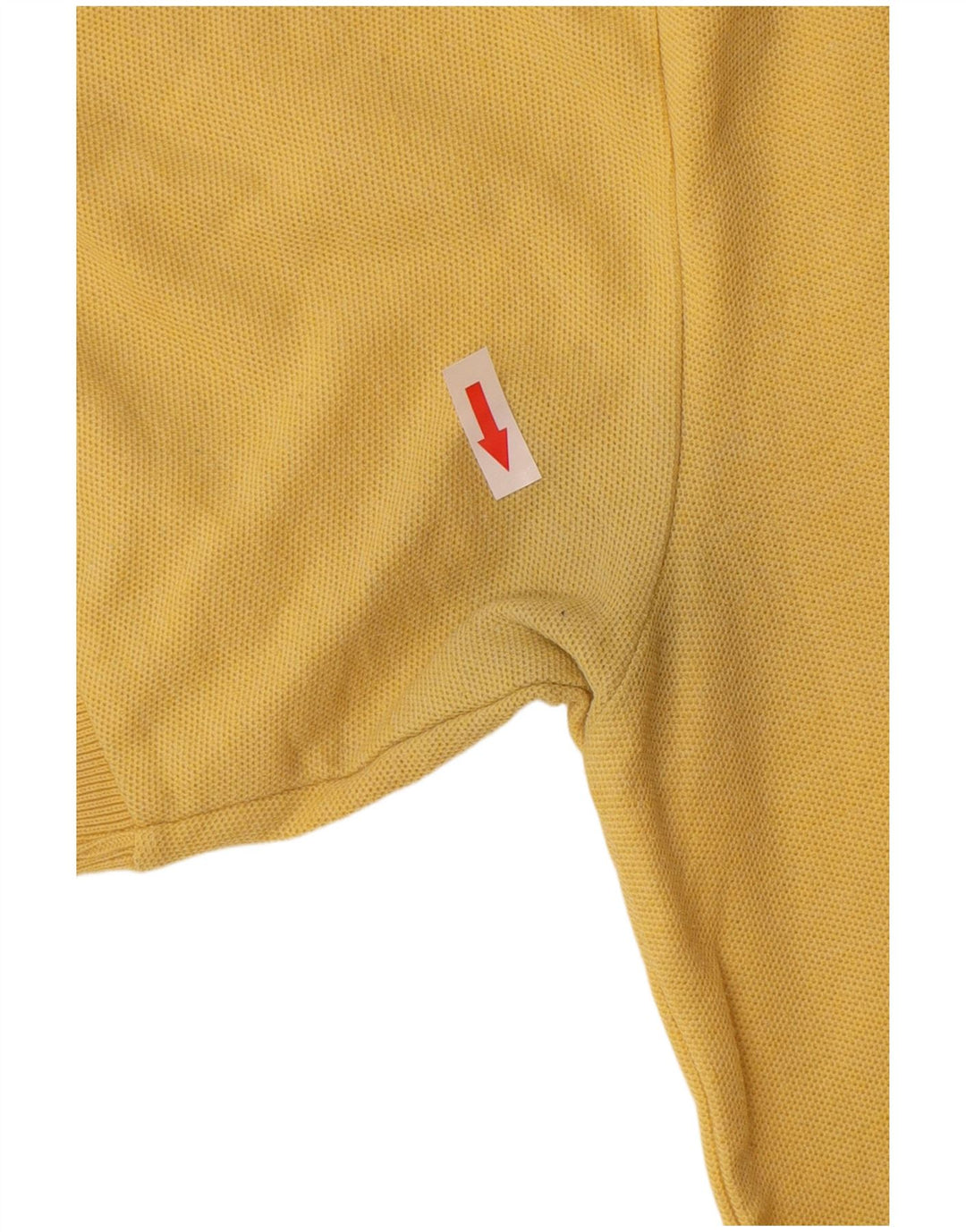 Fila Herren Poloshirt IT 48 Mittelgelbe Baumwolle