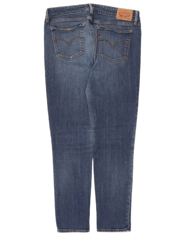 Levi's Damen 711 Skinny Jeans W29 L26 Blaue Baumwolle