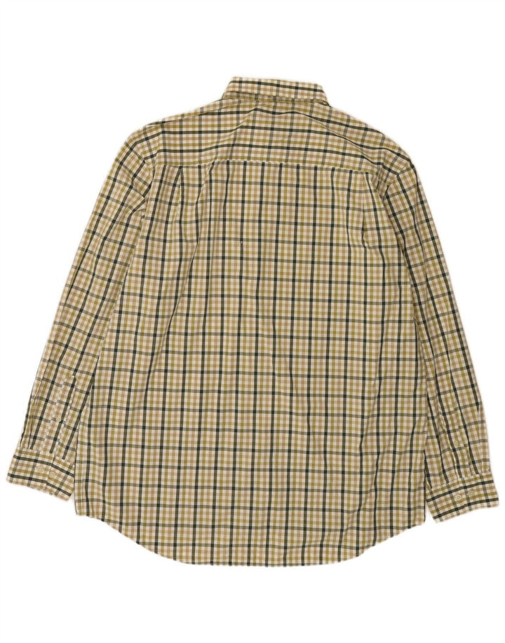 Timberland Herrenhemd XL Green Gingham Cotton