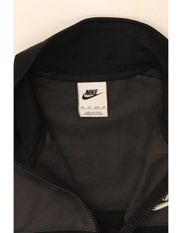 Nike Herren-Trainingsanzugoberteil, XS, Schwarz, Farbblock
