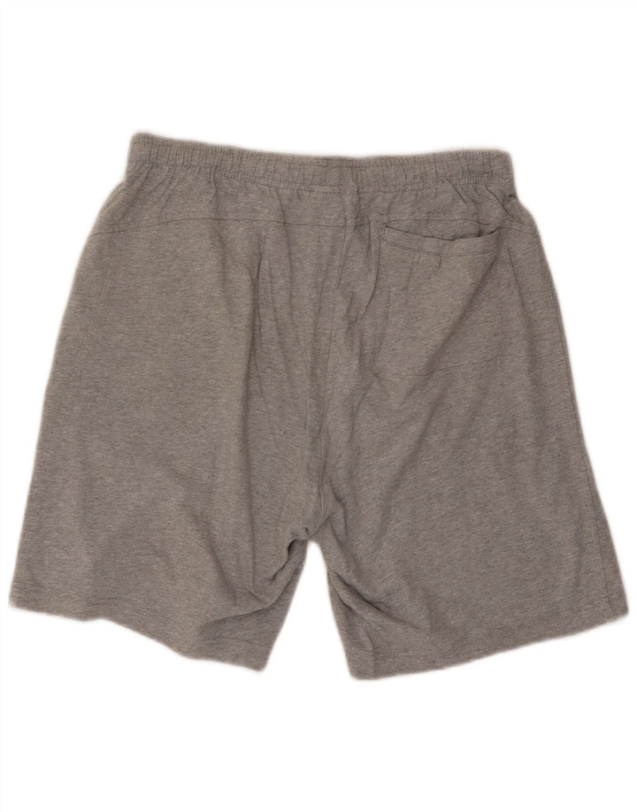 Champion Herren-Sportshorts, Größe L, Grau meliert