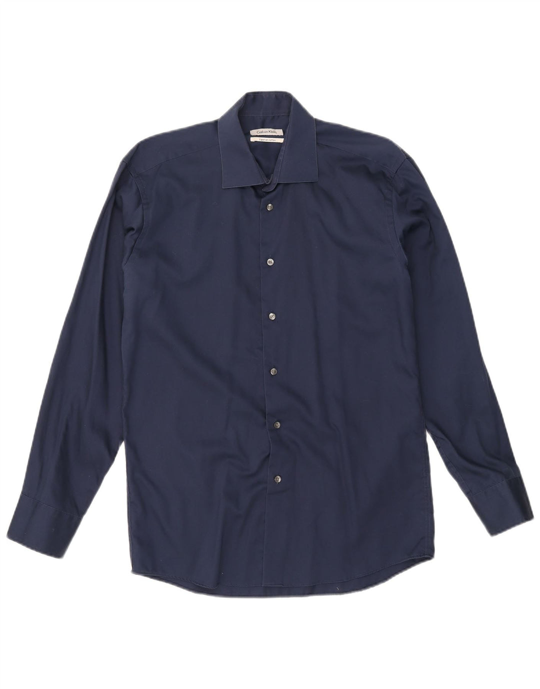 Calvin Klein Herrenhemd Größe 40 Medium Marineblau