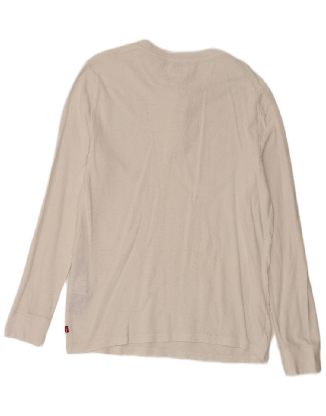 Levi's Herren-Oberteil, langärmelig, mittelweiße Baumwolle