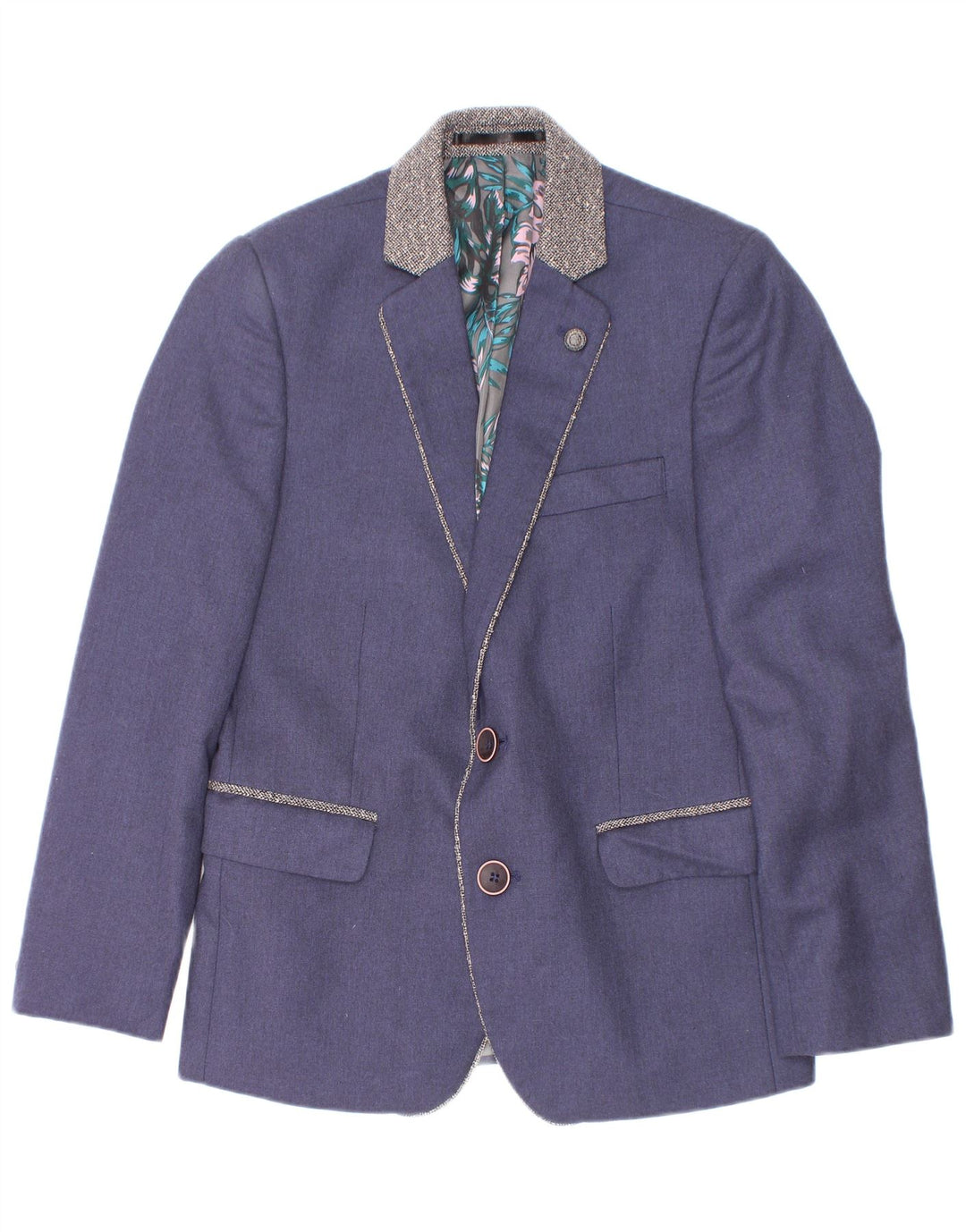 JP 1880 Jungen-Blazer mit 2 Knöpfen, 4–5 Jahre, marineblaues Polyester