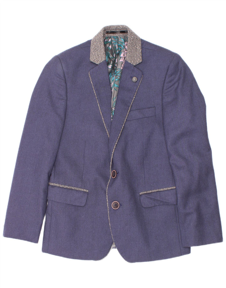 JP 1880 Jungen-Blazer mit 2 Knöpfen, 4–5 Jahre, marineblaues Polyester