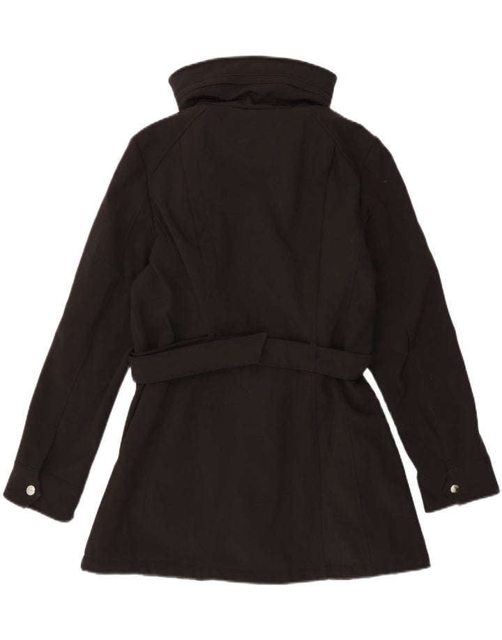 MICHAEL KORS Damen Utility-Jacke UK 14 Large Schwarz Polyester