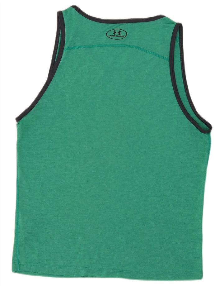 Under Armour Herren Heat Gear Weste, großes grünes Farbblock-Polyester